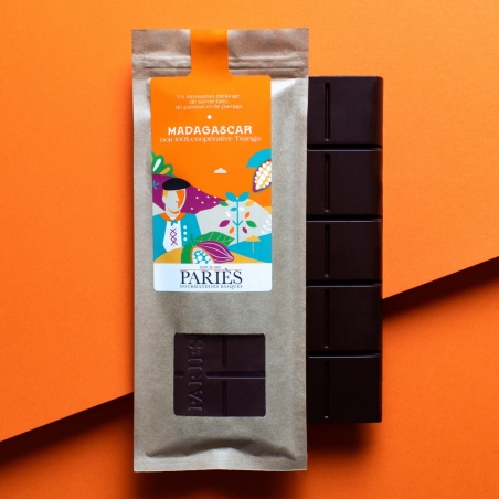 Tablette de chocolat Madagascar 100%