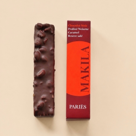 Makila, barre chocolat noir praliné noisette