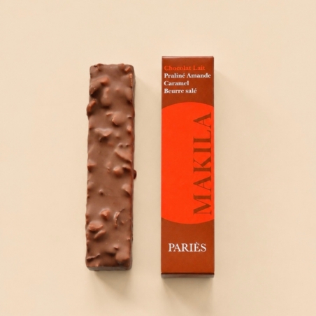 Makila, barre chocolat lait praliné amande