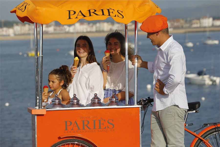 Chariot à  glaces Pariès